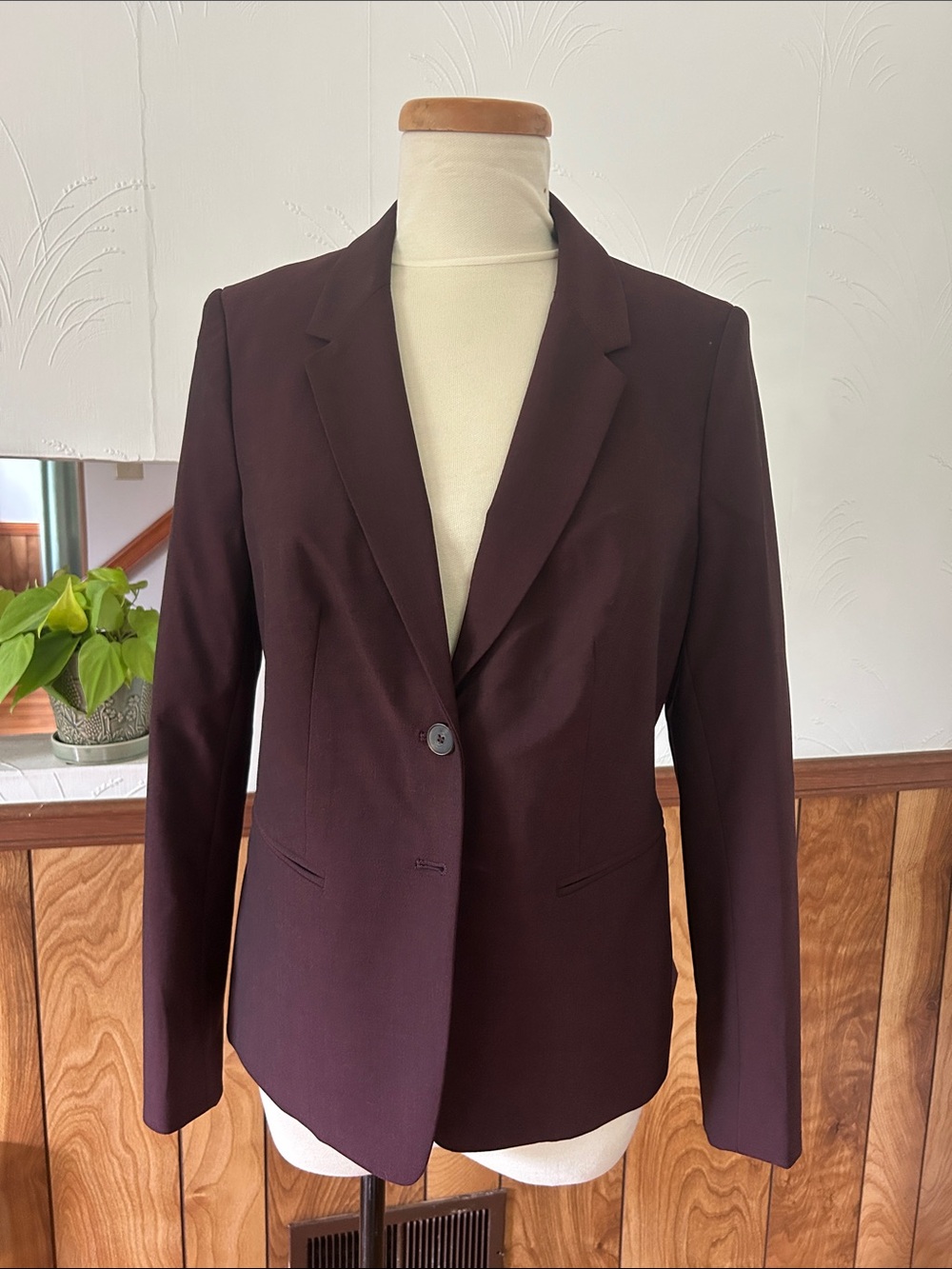 NWT Blazer in Deep Plum